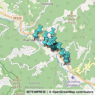 Mappa Via Pian di Coreglia, 16040 Coreglia ligure GE, Italia (0.4963)