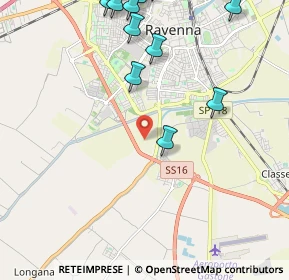 Mappa Via Ravegnana, 48124 Ravenna RA, Italia (3.06733)
