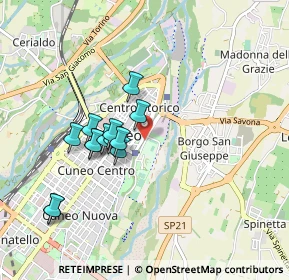 Mappa Via Porta Mondovì, 12100 Cuneo CN, Italia (0.8)