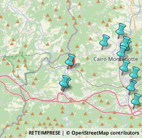 Mappa Via Santera, 17056 Cengio SV, Italia (5.12333)