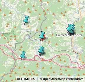 Mappa Via Santera, 17056 Cengio SV, Italia (3.92714)