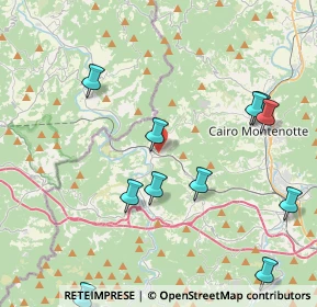 Mappa Via Santera, 17056 Cengio SV, Italia (4.87727)