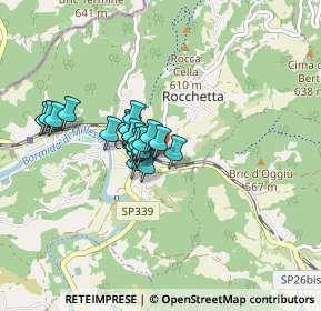 Mappa Via Santera, 17056 Cengio SV, Italia (0.577)