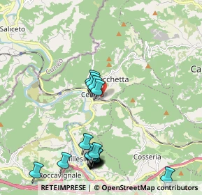 Mappa Via Santera, 17056 Cengio SV, Italia (2.5965)