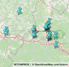 Mappa Via Santera, 17056 Cengio SV, Italia (6.8615)