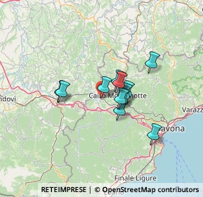 Mappa Via Santera, 17056 Cengio SV, Italia (9.09667)