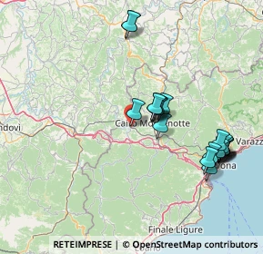 Mappa Via Santera, 17056 Cengio SV, Italia (16.0205)