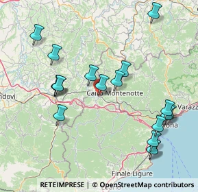 Mappa Via Santera, 17056 Cengio SV, Italia (17.54444)