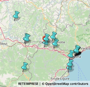 Mappa Via Santera, 17056 Cengio SV, Italia (18.42737)