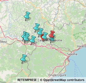 Mappa Via Santera, 17056 Cengio SV, Italia (10.68909)