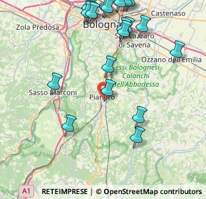 Mappa Via Padre Marella, 40065 Pianoro BO, Italia (10.0655)