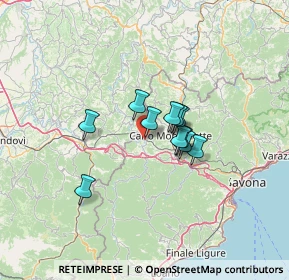 Mappa Via della Bormida, 17056 Cengio SV, Italia (8.41091)