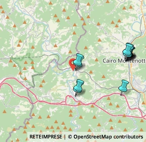 Mappa Via della Bormida, 17056 Cengio SV, Italia (4.50846)