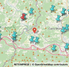 Mappa Via della Bormida, 17056 Cengio SV, Italia (6.2)