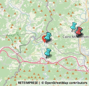 Mappa Via della Bormida, 17056 Cengio SV, Italia (3.74909)