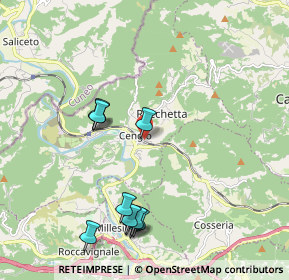 Mappa Via Cosseria, 17056 Cengio SV, Italia (2.15909)