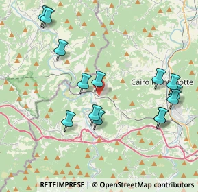 Mappa Via Cosseria, 17056 Cengio SV, Italia (4.42143)