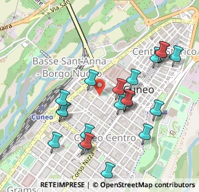 Mappa Via Ventotto Aprile, 12100 Cuneo CN, Italia (0.508)