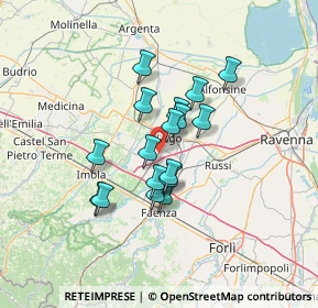 Mappa Via Alberto Moravia, 48033 Barbiano RA, Italia (10.18706)