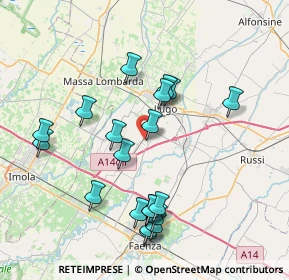 Mappa Via Alberto Moravia, 48032 Barbiano RA, Italia (7.968)