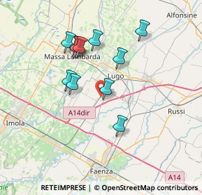 Mappa Via Alberto Moravia, 48033 Barbiano RA, Italia (6.49364)