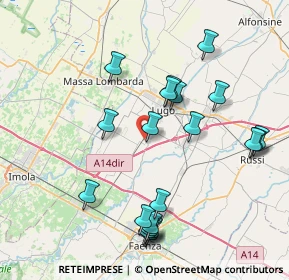 Mappa Via Alberto Moravia, 48032 Barbiano RA, Italia (8.5435)