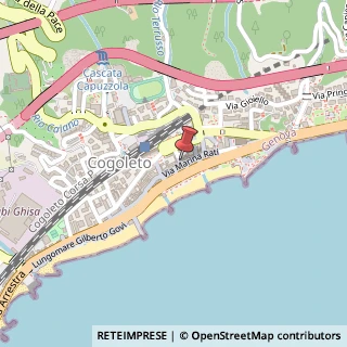 Mappa Via Rati, 29, 16016 Cogoleto, Genova (Liguria)