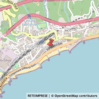 Mappa Via Rati, 18, 16016 Cogoleto, Genova (Liguria)