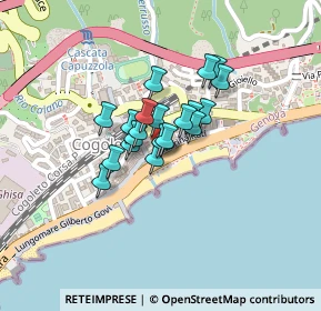 Mappa Via Lungomare Santa Maria F. 25 Cogoleto Centro, 16016 Cogoleto GE, Italia (0.1285)