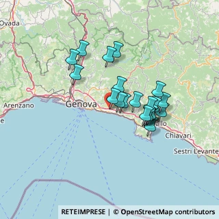 Mappa Via Costa di Cantalupo, 16167 Genova GE, Italia (11.7205)