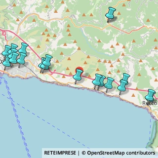 Mappa Via Costa di Cantalupo, 16167 Genova GE, Italia (5.7295)