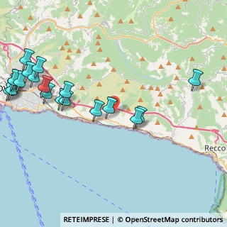 Mappa Via Costa di Cantalupo, 16167 Genova GE, Italia (5.6145)