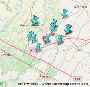 Mappa Via Enrico Fermi, 48032 Barbiano RA, Italia (5.986)