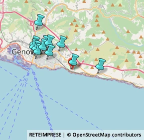 Mappa Viale Ammiraglio Giorgio Des Geneys, 16100 Genova GE, Italia (3.61167)