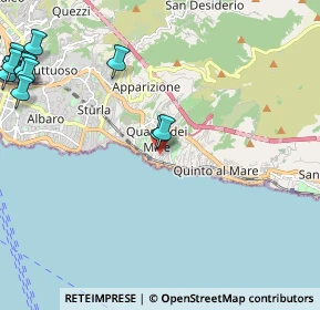 Mappa Viale Ammiraglio Giorgio Des Geneys, 16148 Genova GE, Italia (3.09364)