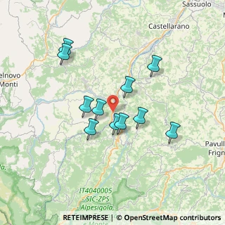 Mappa Via Ponte Dolo, 42010 Toano RE, Italia (6.21455)