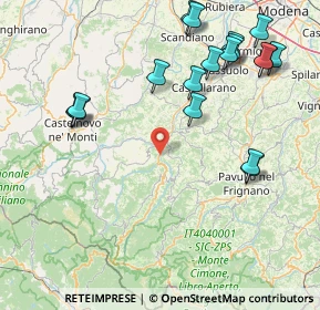 Mappa Via degli Alpini, 42010 Toano RE, Italia (19.69556)