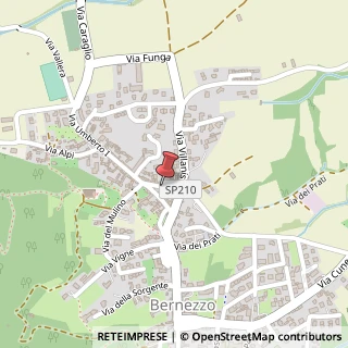 Mappa Via Umberto I, 11, 12010 Bernezzo, Cuneo (Piemonte)