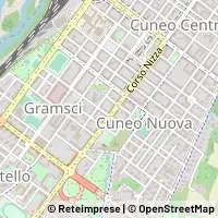 Mapa Cuneo