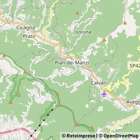 Mappa Coreglia Ligure