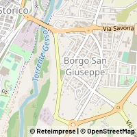 Mapa Cuneo