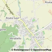 Map Cervasca