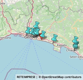 Mappa Via della Fassa, 16167 Genova GE, Italia (11.07846)