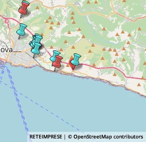 Mappa Via della Fassa, 16167 Genova GE, Italia (4.63167)