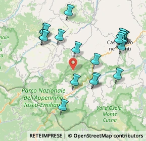 Mappa Ventasso, 42030 Ramiseto RE, Italia (8.76)