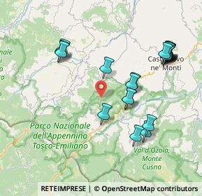 Mappa Ventasso, 42030 Ramiseto RE, Italia (8.3845)