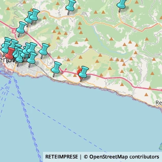 Mappa Viale Privato Colle Degli Ulivi, 16167 Genova GE, Italia (6.8145)