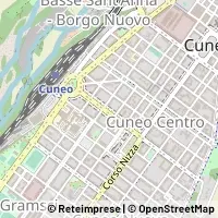 Mapa Cuneo