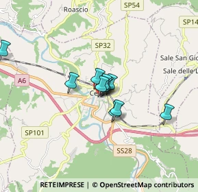 Mappa Via Sauli, 12073 Ceva CN, Italia (1.05636)