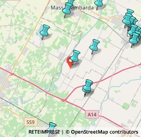 Mappa Via Pilastrino, 48032 Bagnara di Romagna RA, Italia (6.2875)